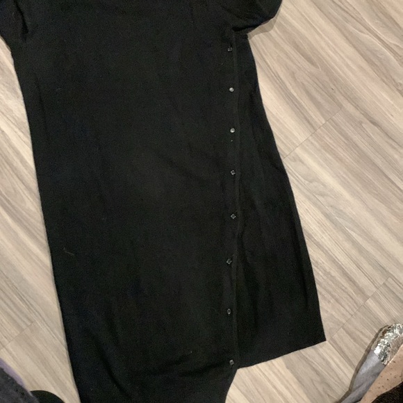 Brochu Walker Black Cashmere Sweater Dress - Picture 2 of 4